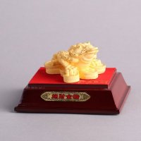 金蝉家居摆件 金色里紫铜外镕金风水装饰摆件 送礼办公室镇宅家居装饰摆件 JYG28