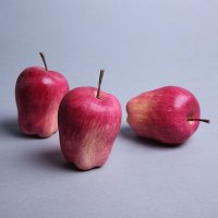 高仿真橡胶蛇果创意水果摆件 摄影商店道具田园厨房橱柜仿真水果 SG-1