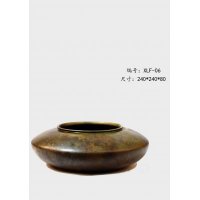 中式简约铜制花盆铜器XLF-06造型摆件家居装饰摆件卧室摆件客厅摆件