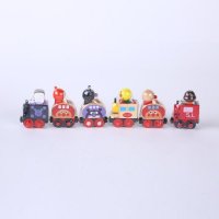 磁性面包超人小火车儿童卡通拖拉轨道积木滑行玩具车 AWE01