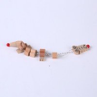 木质腊肠狗 环保材料木制童玩具 AWE37