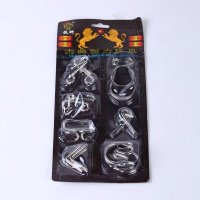 魔术扣七件套科教玩具金属玩具益智热销玩具魔术扣七件套 AWE42