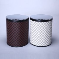 不锈钢时尚客厅垃圾筒 时尚创意花纹感应式垃圾桶 9LNA-2