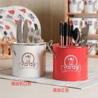 开利新款优质加厚餐具筒刀叉分类收纳桶筷子篮厨房小工具