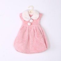 粉色可爱小衣服擦手巾 ZN203