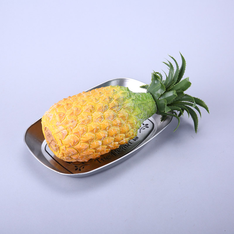 手感菠萝创意仿真摆件 摄影商店道具厨房橱柜仿真果/食品蔬装饰品 HPG321