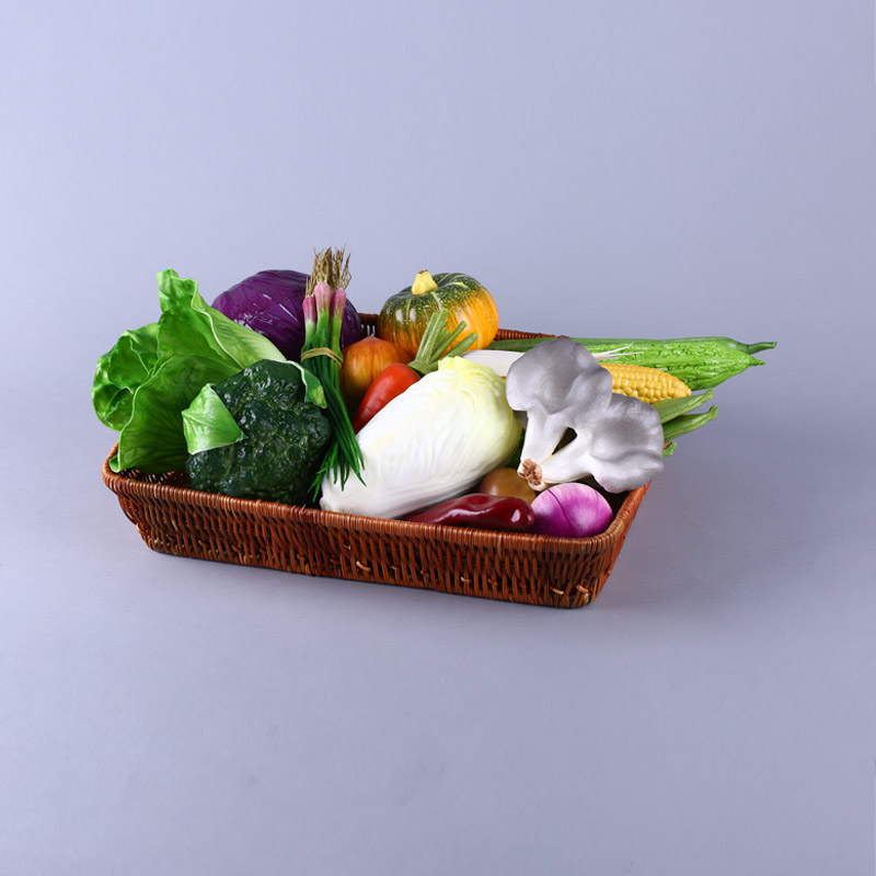 蔬菜套装创意仿真摆件 摄影商店道具厨房橱柜仿真果/食品蔬装饰品 HPG1111