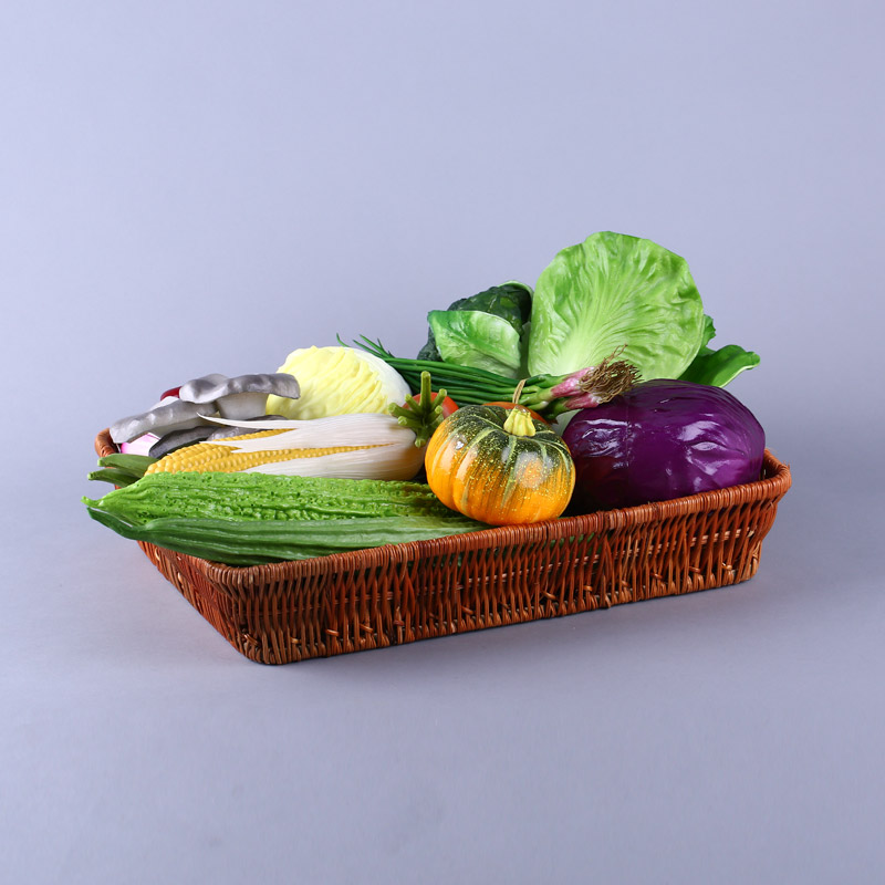 蔬菜套装创意仿真摆件 摄影商店道具厨房橱柜仿真果/食品蔬装饰品 HPG1112