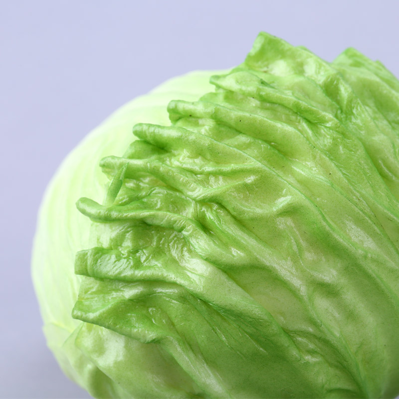 包芯白菜（绿）创意仿真摆件 摄影商店道具厨房橱柜仿真果/食品蔬装饰品 HPG954