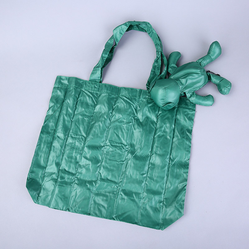 小熊收藏式环保袋 时尚简约便携环保袋可爱公仔包包 GY464