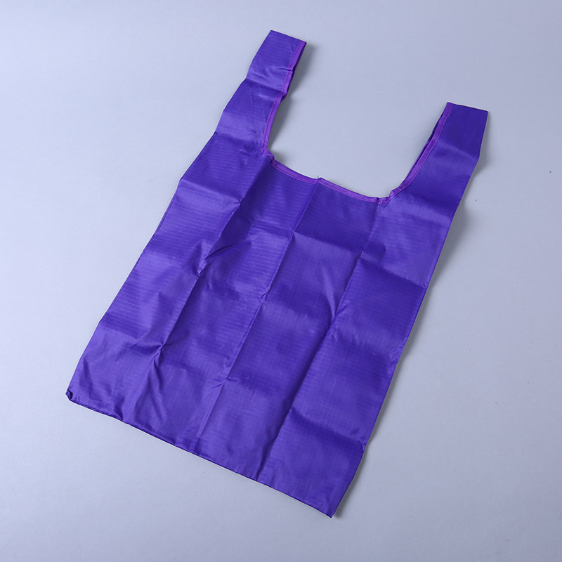 折叠收藏式环保袋 时尚简约纯色便携背心环保袋 GY895