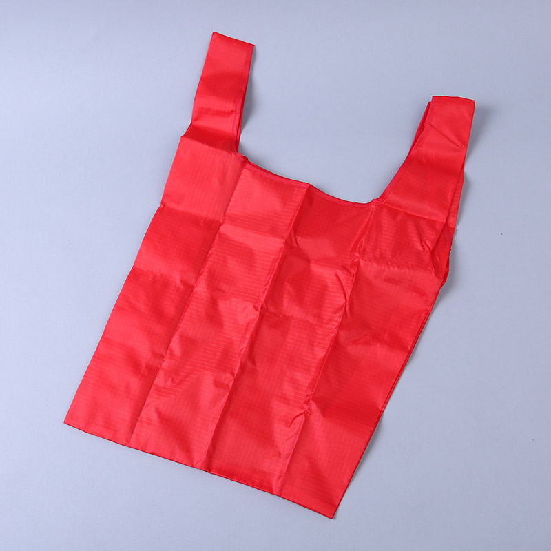 折叠收藏式环保袋 时尚简约纯色便携背心环保袋 GY915