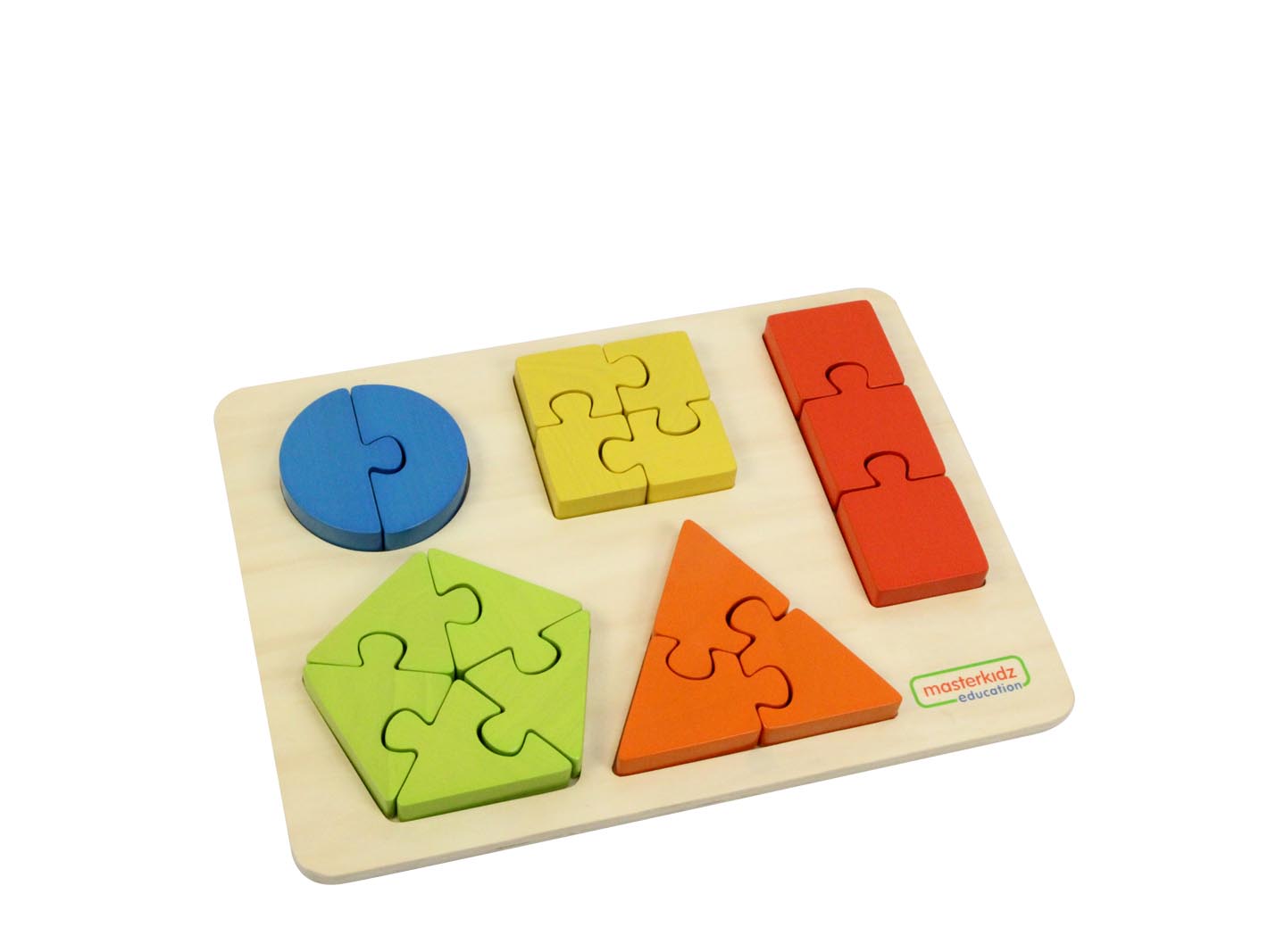 贝思德 木质形状拼接学习板 玩具1
