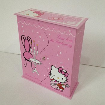 可爱HELLO KITTY KT 粉色衣柜首饰盒 收纳盒 化妆盒 特价批发