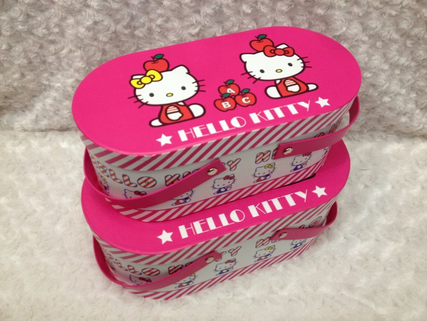 KT手挽篮 创意礼品盒 糖果盒 插花用 多用途整理收纳盒3