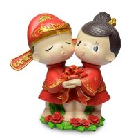 结婚礼品甜姬站花中摆件时尚创意家居用品送礼结婚礼物DY9654