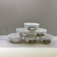 高档骨瓷碗5.5" 彼得兔套装碗
