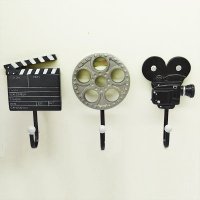 欧式现代电影系列挂衣钩衣帽钩一套三件