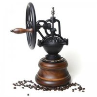 台湾原装古典大手摇磨豆机 手动咖啡豆研磨机 收藏送礼佳品9378