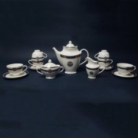 卡芬达 唐山骨瓷咖啡杯15件套 现代时尚咖啡用具 咖啡杯套装10000892