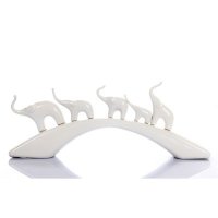 摆件创意家居装饰品 时尚客厅小象摆件（不含木架费） NHTC1019-W 1019-WS