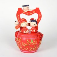 小姬百年好合首饰盒 创意家居工艺品DY9638