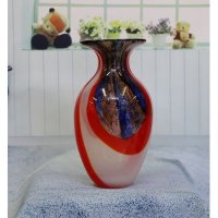 西式琉璃花器装饰瓶摆件客厅书房装饰NV2