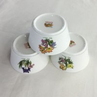 百花齐放 骨质瓷5寸天龙碗