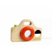 Masterkidz贝思德 木制照相机礼物 木制照相机玩具