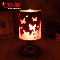 广东厂家批发创意浪漫电镀感应香薰灯插电精油小夜灯 G0848