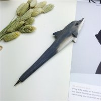 海豚 木制动物笔木雕笔