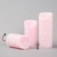 摇摆蜡烛灯LED灯 套装蜡烛灯 花纹造型电子蜡烛灯