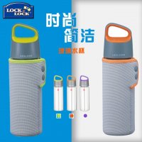 乐扣乐扣便携式耐热玻璃水杯子女士500ml 茶杯学生水杯防烫LLG650