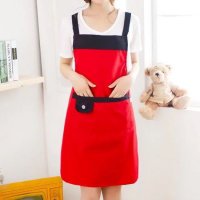 纯色防水围裙防污围裙无袖围裙简约围裙