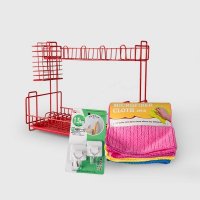 1.5G挂钩/抹布/ 纳川餐具收纳架 厨房用品组合优惠套装