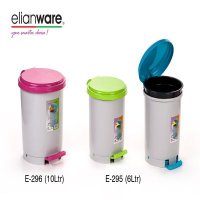 E-295塑料垃圾桶 脚踏垃圾筒 厨房卫生桶