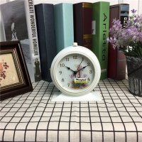 创圣2017复古欧式田园创意闹钟懒人静音学生闹钟简约床头小闹钟座钟台钟