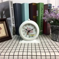 创圣2017复古欧式田园创意闹钟懒人静音学生闹钟简约床头小闹钟座钟台钟