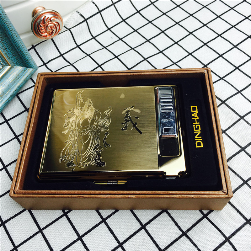 创意超薄香烟盒香烟夹便携男士香烟盒1