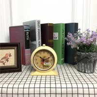 复古欧式田园创意闹钟懒人静音学生闹钟简约床头小闹钟座钟台钟