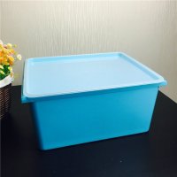 E-1214 蓝色简约安全环保家居便携收纳盒杂物盒置物盒