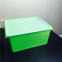 E-1214 绿色简约安全环保家居便携收纳盒杂物盒置物盒