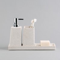 连座砂岩卫浴四件套