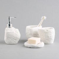 岩石砂岩卫浴四件套