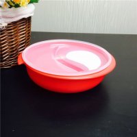 E-896 红色密封圆盒收纳盒置物盒杂物盒