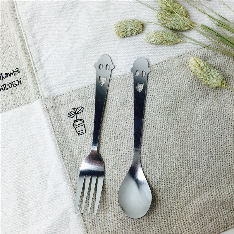 不锈钢便携餐具筷勺套装筷子勺子叉子实用便携餐具4