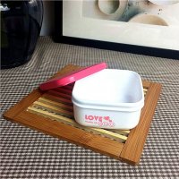 E-1231ECO 简约安全环保家居密封盒便携餐盒饭盒200ml白色