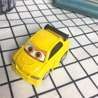 模型车 黄色大眼睛玩具跑车模型玩具车