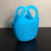 E-724 简约安全环保家居收纳盒蓝-大