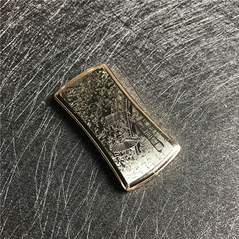 便携防风金属打火机小巧时尚创意打火机点烟器3